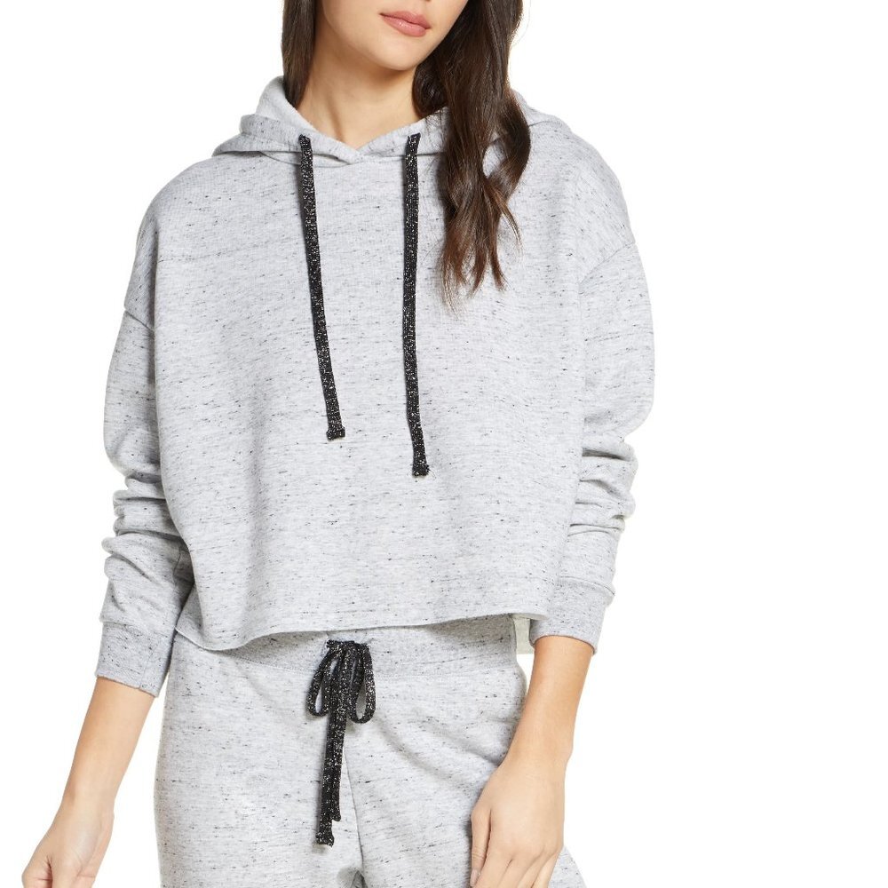 🎁 Project Social T Speckled Cutoff Hoodie